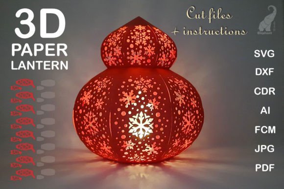 Download Snowflake Paper Lantern Svg Cut Files - Svg cut files Collection
